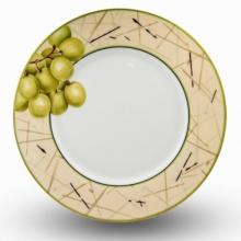 Набор подстановочных тарелок на 6 персон костяной фарфор Семильон Japonica Япония