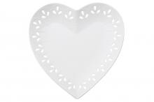 Тарелка (сердце) Лилия в подарочной упаковке